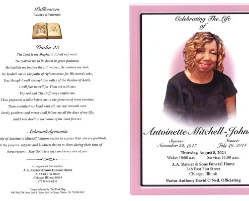 Antoinette Mitchell Johnson Obituary