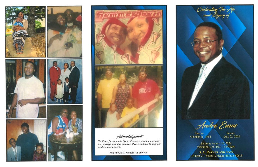 Andre Evans Obituary