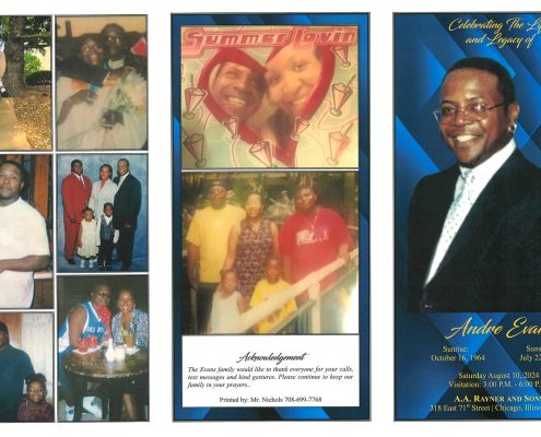 Andre Evans Obituary