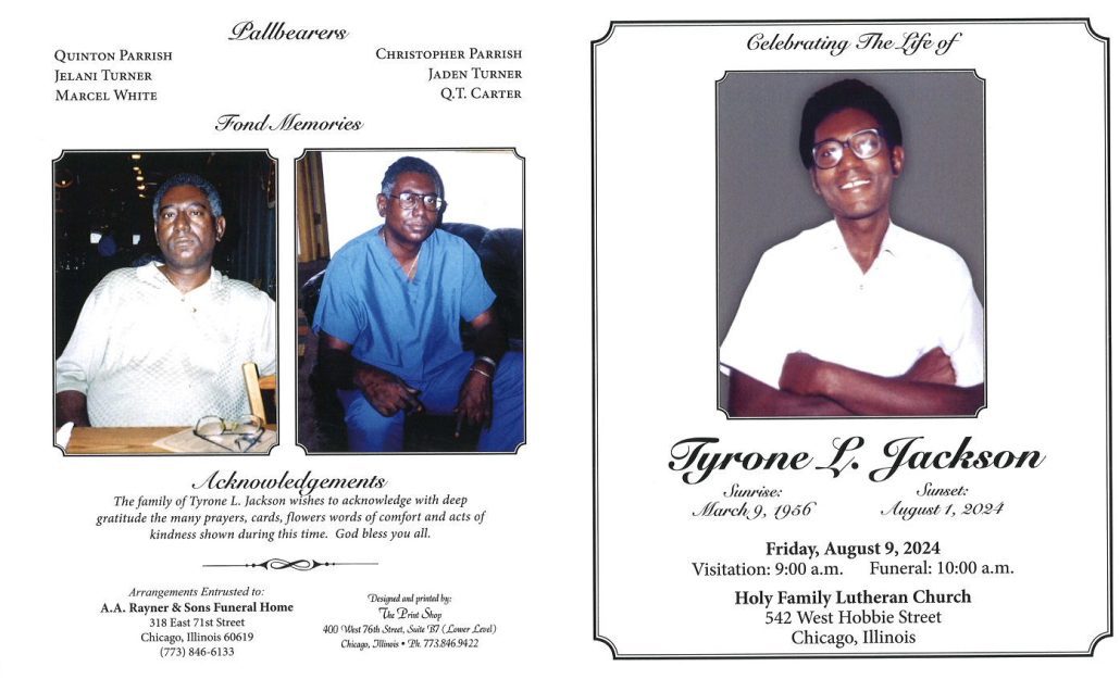 Tyrone L Jackson Obituary