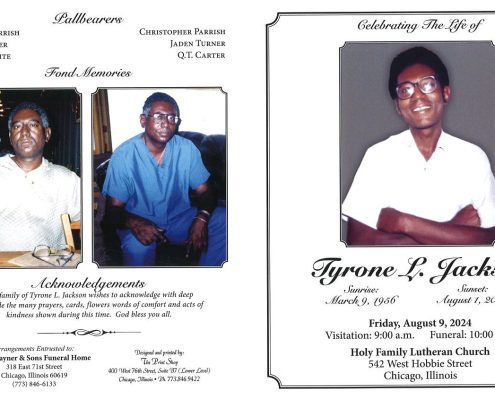 Tyrone L Jackson Obituary