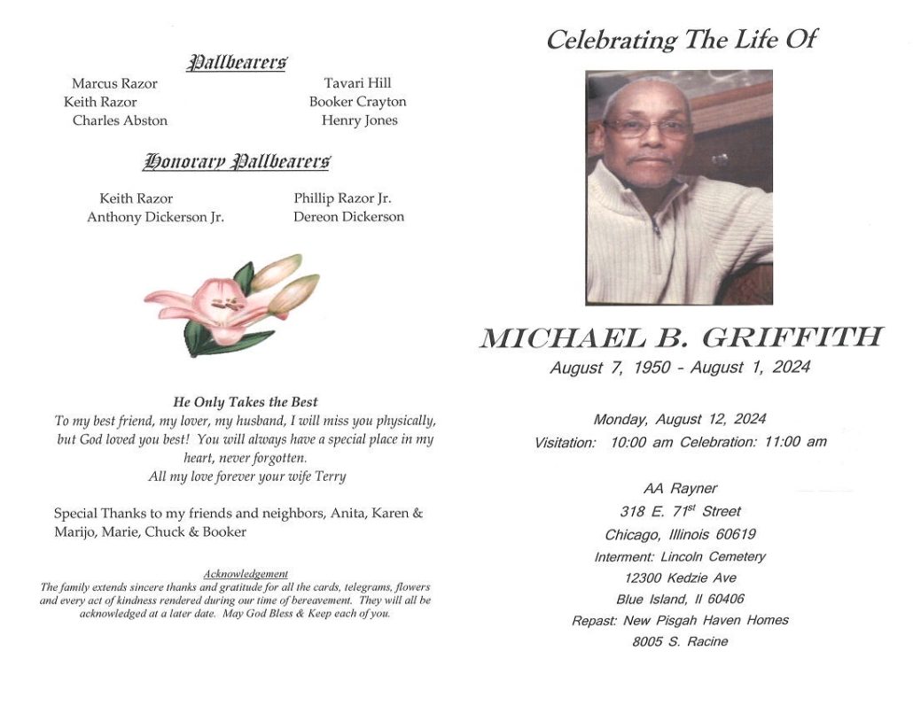 Michael B Griffith Obituary