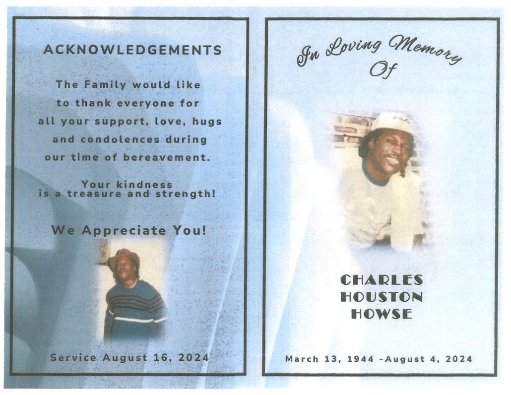 Charles H Howse Obituary