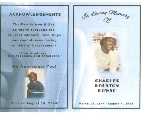 Charles H Howse Obituary