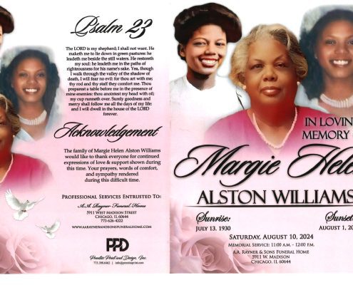 Margie Helen Alston Williams Obituary