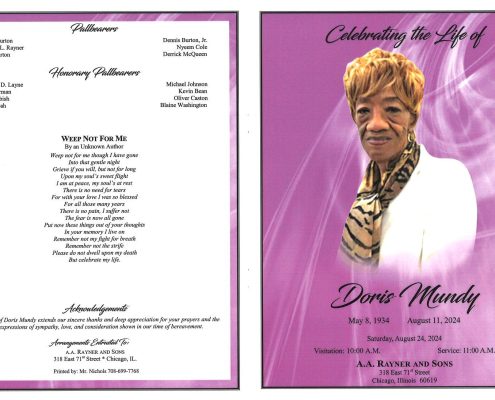 Doris Mundy Obituary