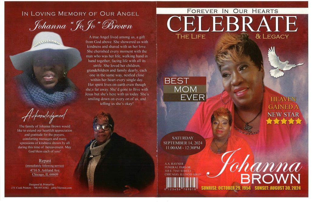 Johanna Brown Obituary