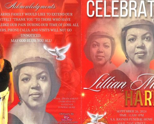 Lillian M Harris Obituary