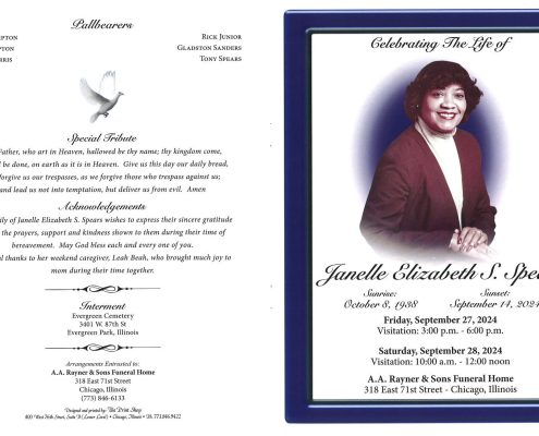 Janelle E Spears Obituary