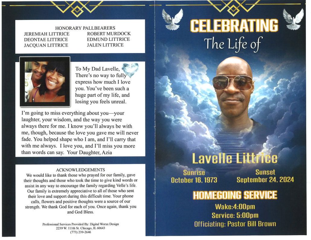 Lavelle Littrice Obituary