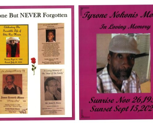 Tyrone N Moore Obituary