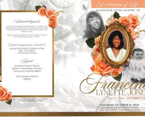 Francine L Jones Obituary