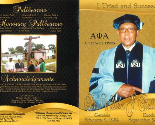 William J Belle Sr Obituary
