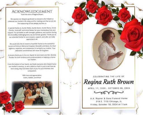 Regina R Brown Obituary