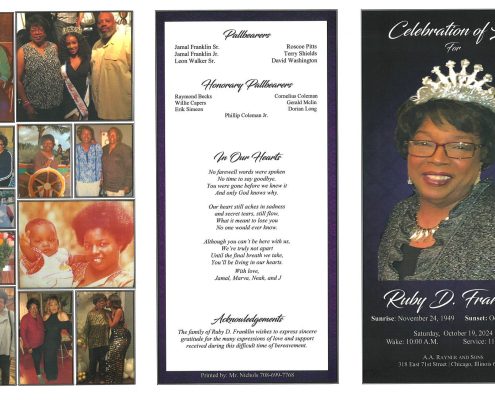 Ruby D Franklin Obituary