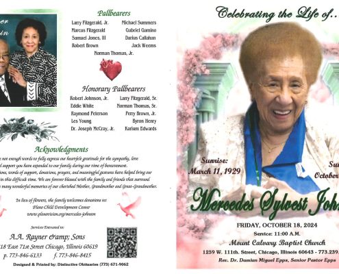 Mercedes S Johnson Obituary