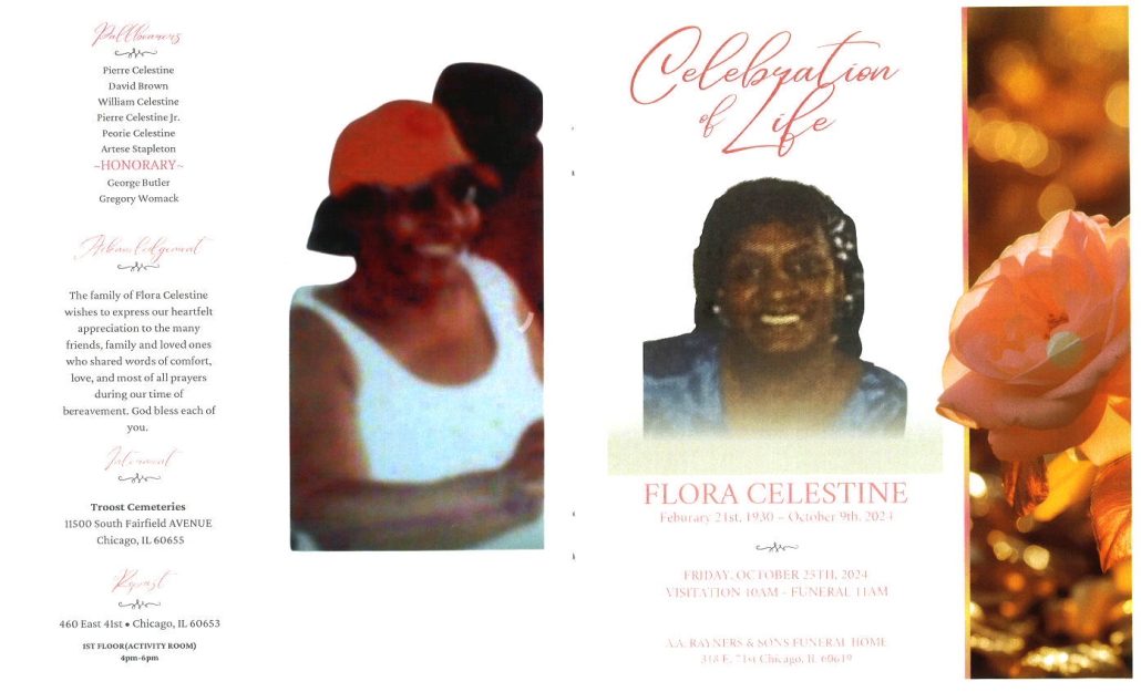 Flora Celestine Obituary