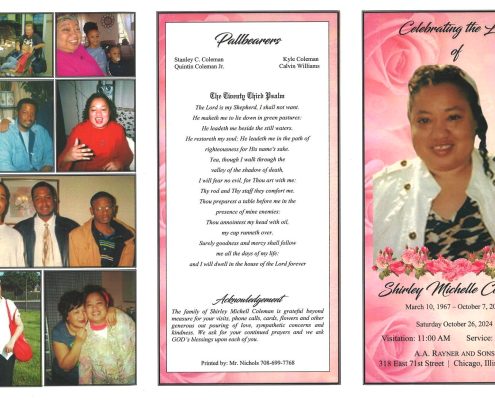 Shirley M Coleman Obituary