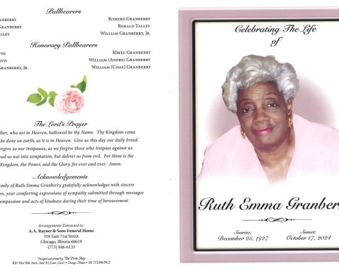 Ruth E Granberry Obituary