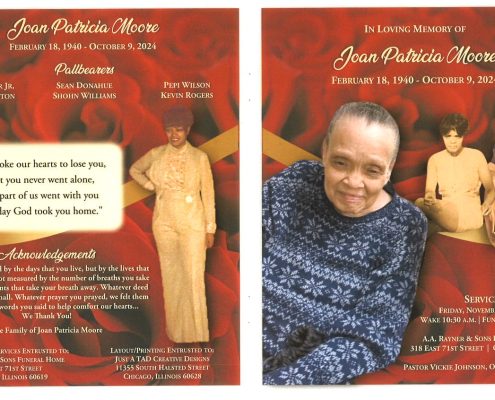 Joan P Moore Obituary