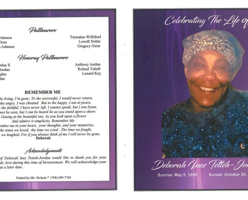 Deborah Tetteh Jordan Obituary