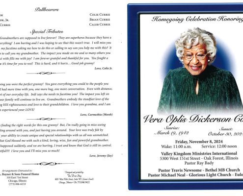 Vera Cook Obituary