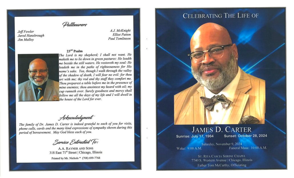 James D Carter Obituary