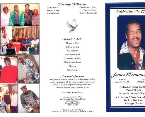 James H Scott Obituary