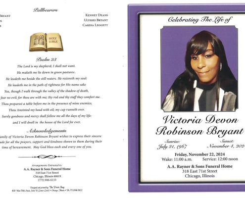 Victoria Bryant Obituary