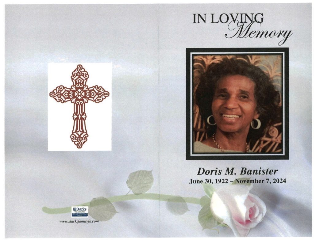 Doris M Banister Obituary