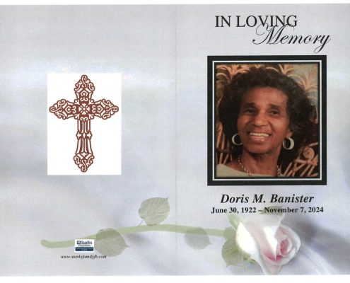 Doris M Banister Obituary