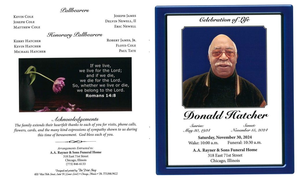 Donald Hatcher Obituary