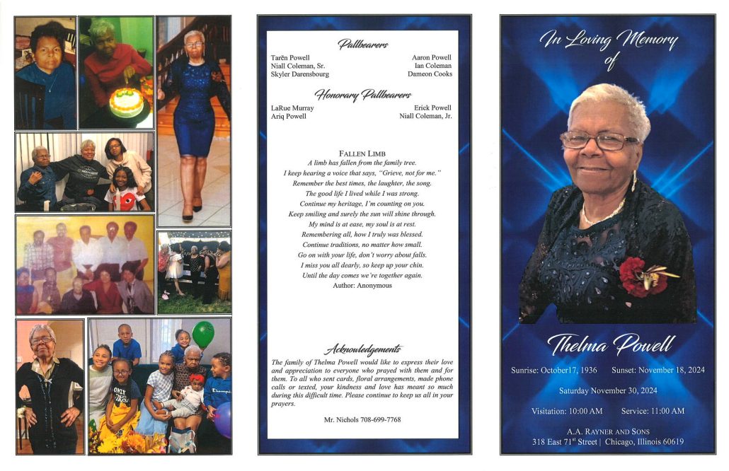 Thelma Powell Obituary