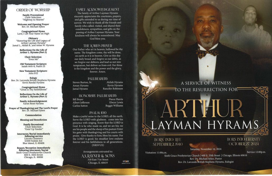 Arthur L Hyrams Obituary