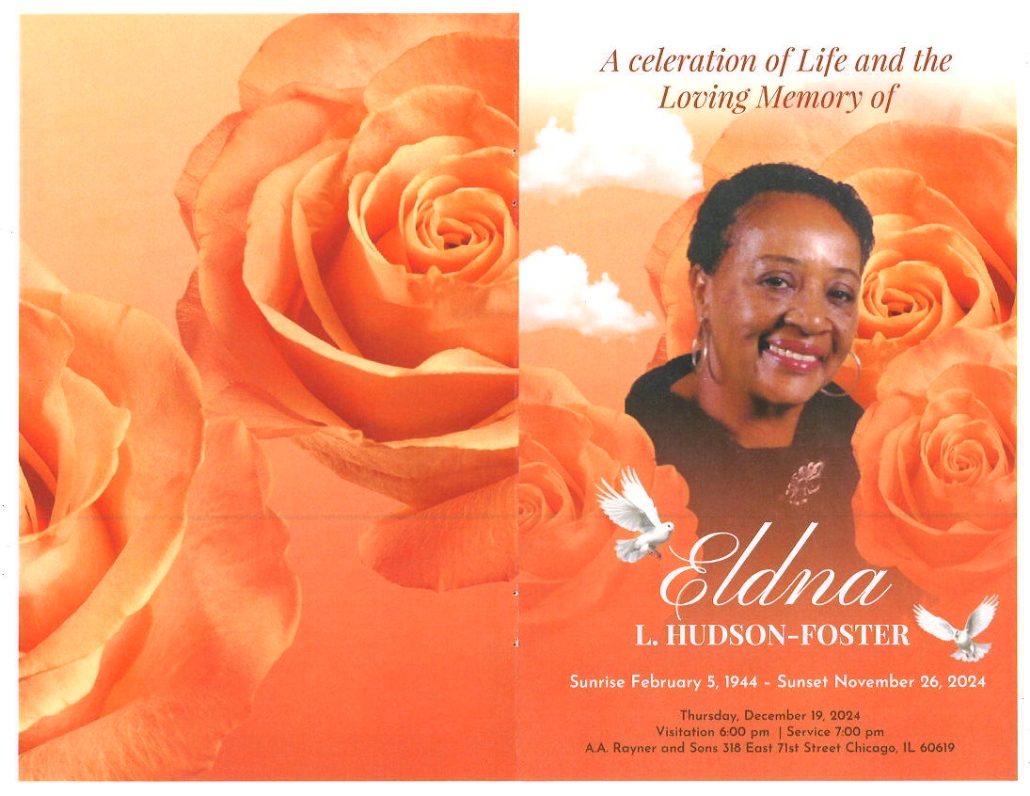 Eldna L Hudson Foster Obituary