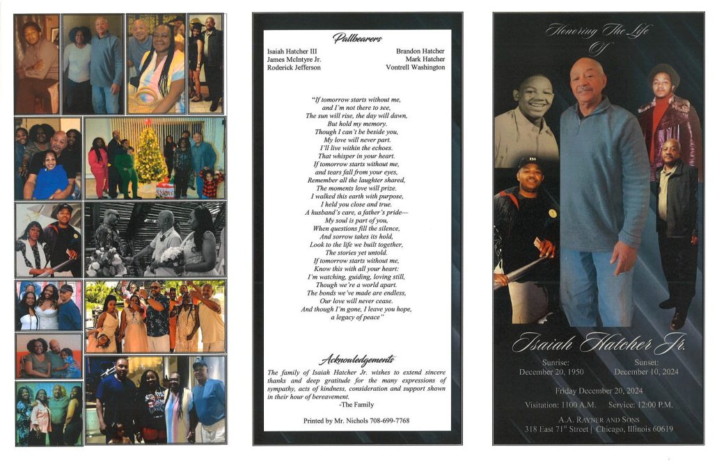 Isaiah Hatcher Jr Obituary