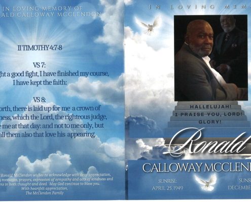 Ronald McClendon Obituary