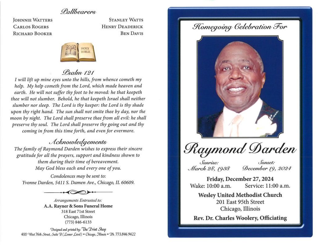 Raymond Darden Obituary