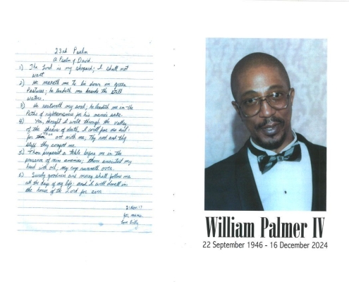 William Palmer IV Obituary