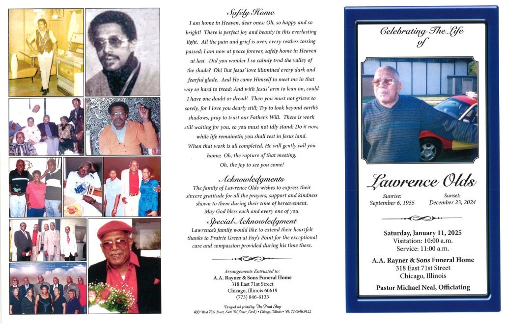 Lawrence Olds Obituary