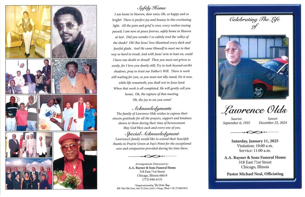 Lawrence Olds Obituary