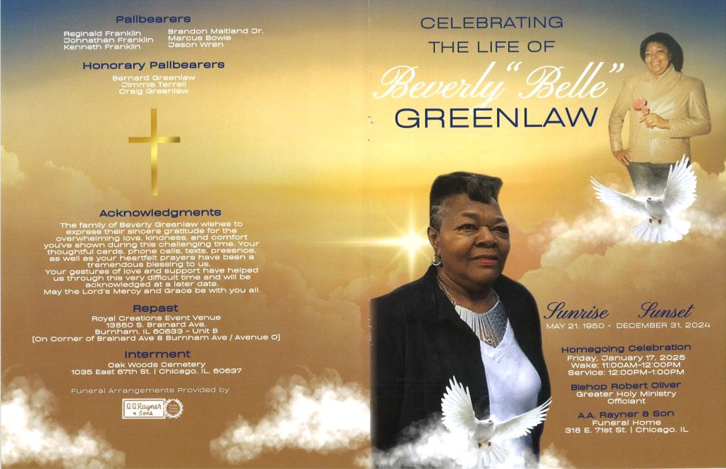 Beverly Greenlaw Obituary