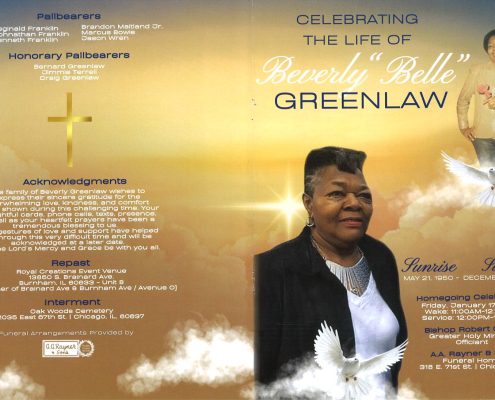 Beverly Greenlaw Obituary