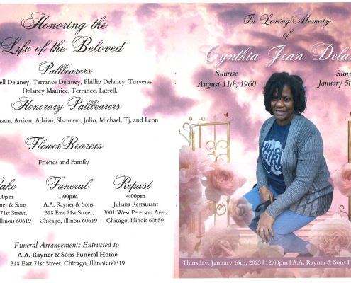 Cynthia J Delaney Obituary