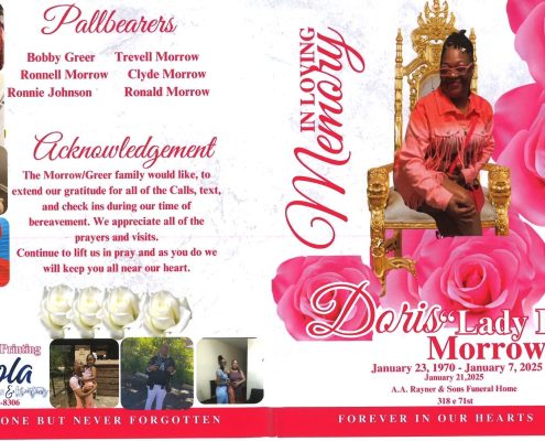 Doris Morrow Obituary