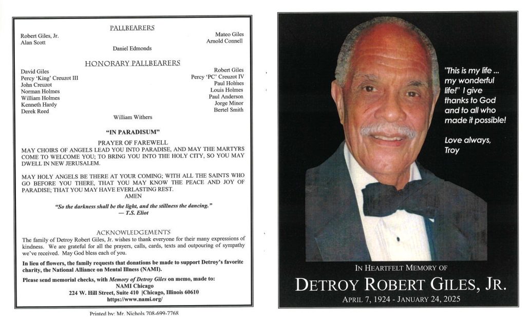 Detroy R Giles Jr Obituary