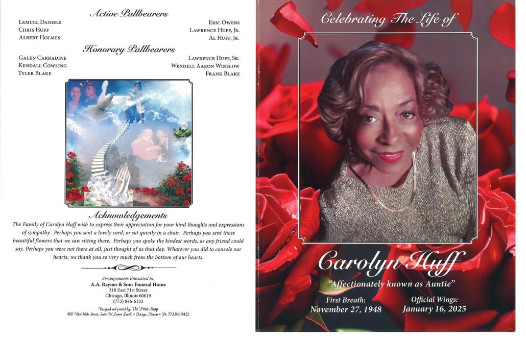 Carolyn Huff Obituary