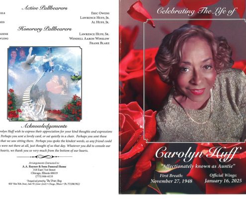 Carolyn Huff Obituary