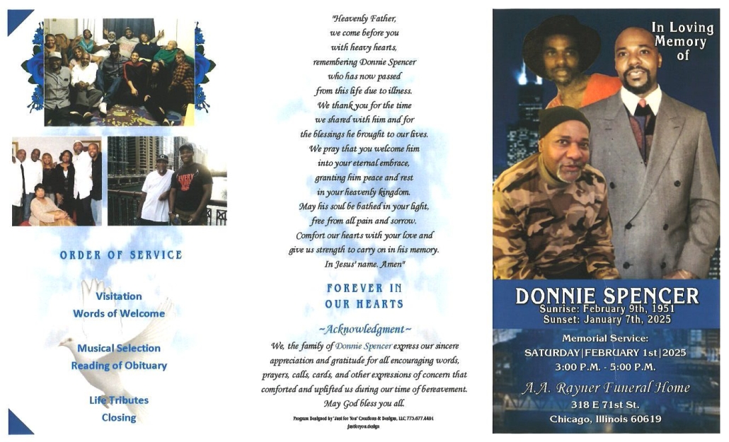 Donnie Spencer Obituary