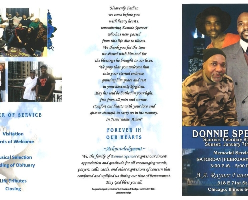 Donnie Spencer Obituary